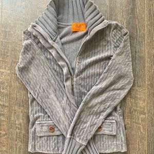 Juicy Couture Velour Zip-Up Small